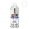 Pinty Plus Evolution Pure White vizes bázisú akril festék spray fényes 400ml RAL 9010