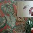 Kép 2/3 - Trópusi leveles mintás rozsdabarna/zöld színű vlies tapéta Tahiti TA25053