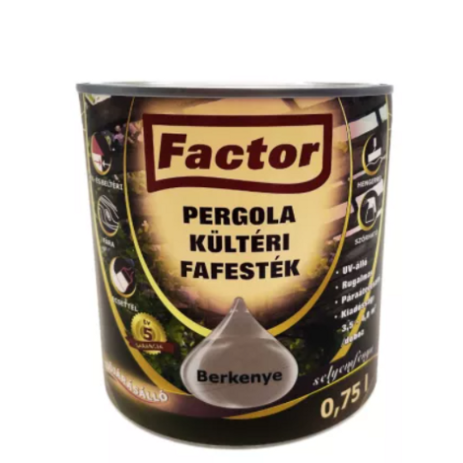 Factor Pergola berkenye 2,5 l kültéri fafesték