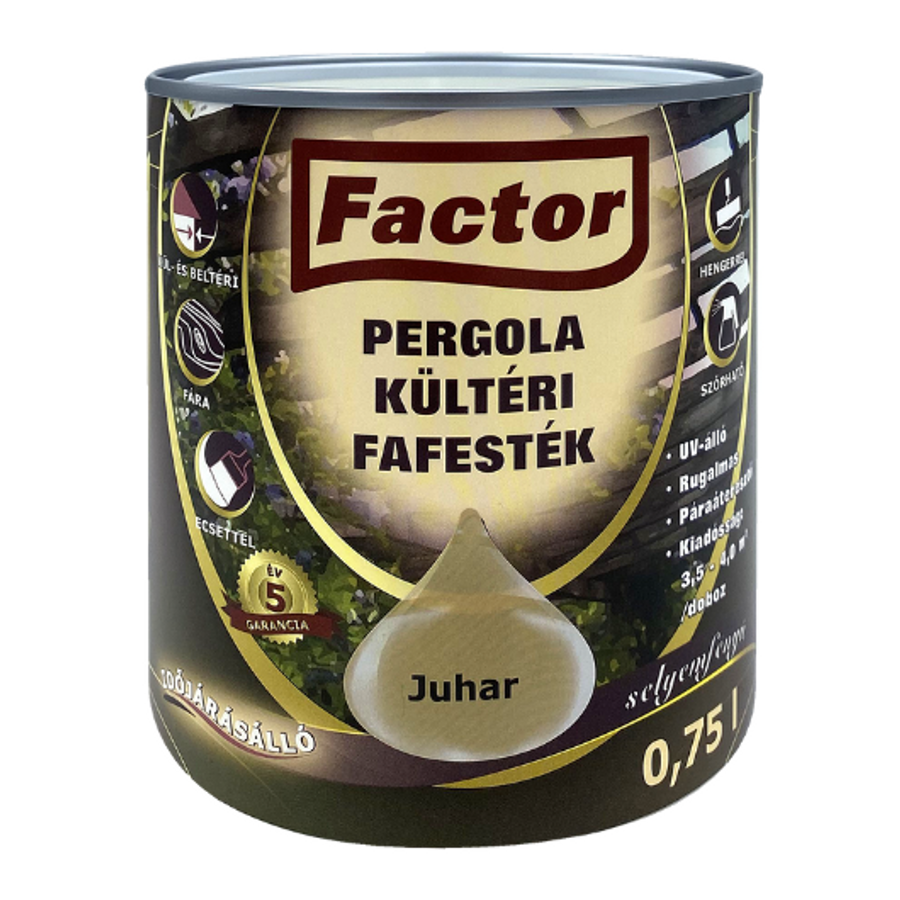Factor Pergola juhar 0,75 l kültéri fafesték
