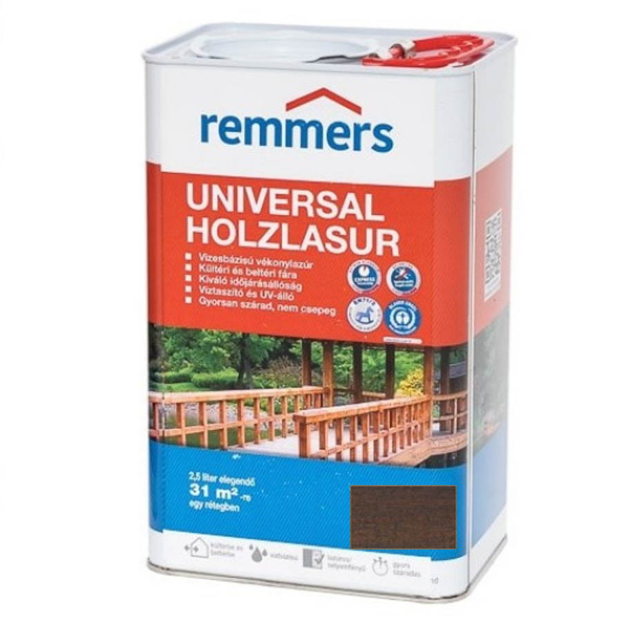 Remmers Universal Vékonylazúr vizesbázisú paliszander 2,5l